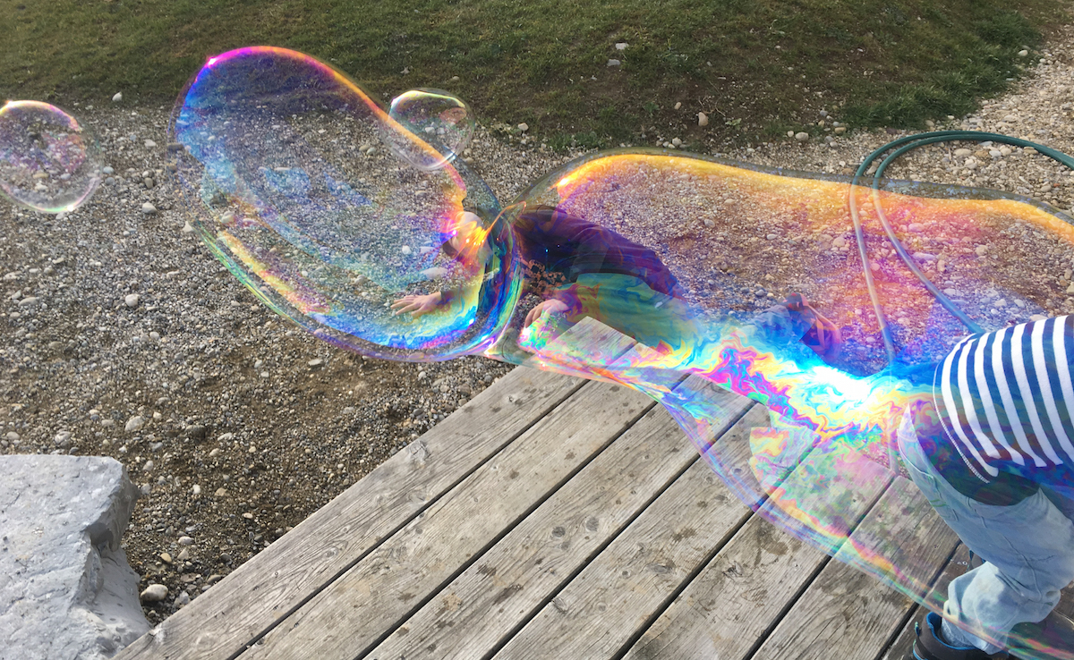 seifenblasen regenbogen instagram